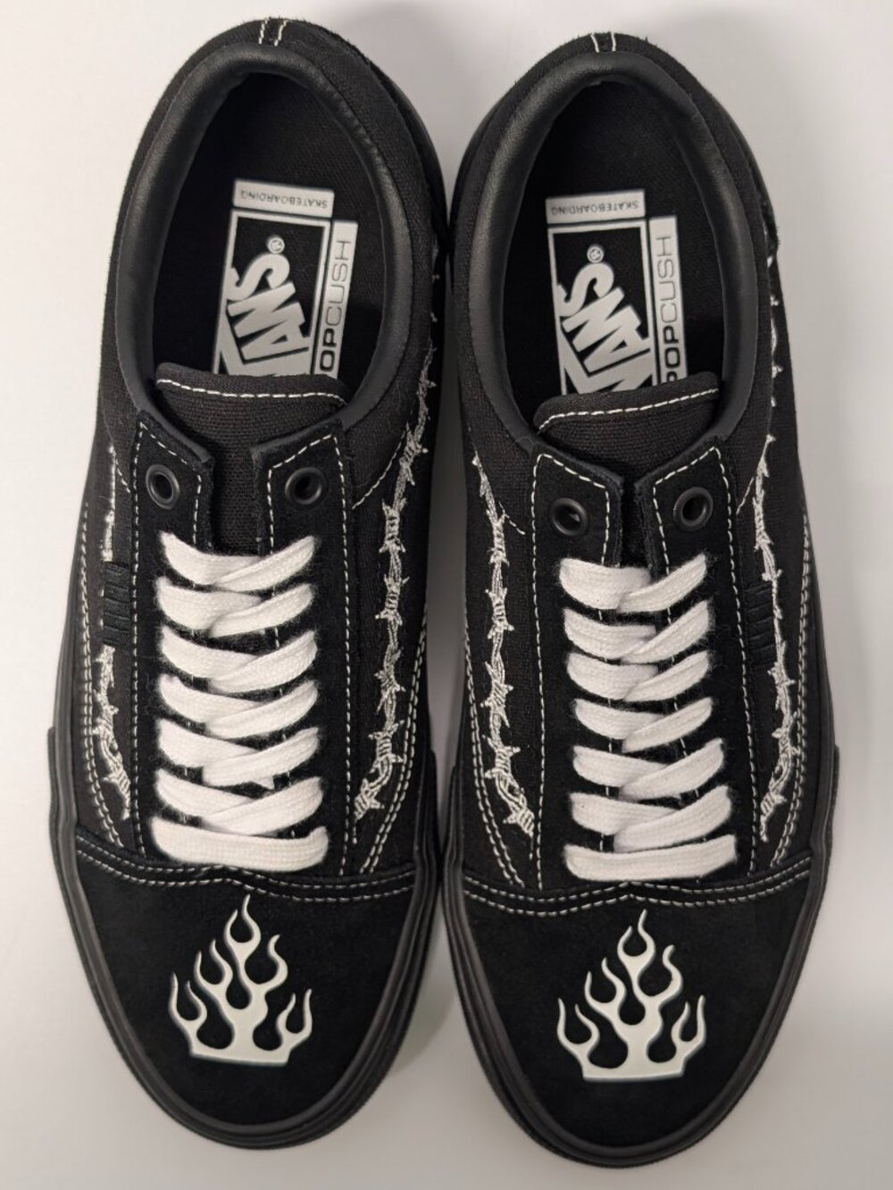 Elijah Berle x Vans Skate Old Skool 'Black' Skate Shoes - Picture 3 of 16